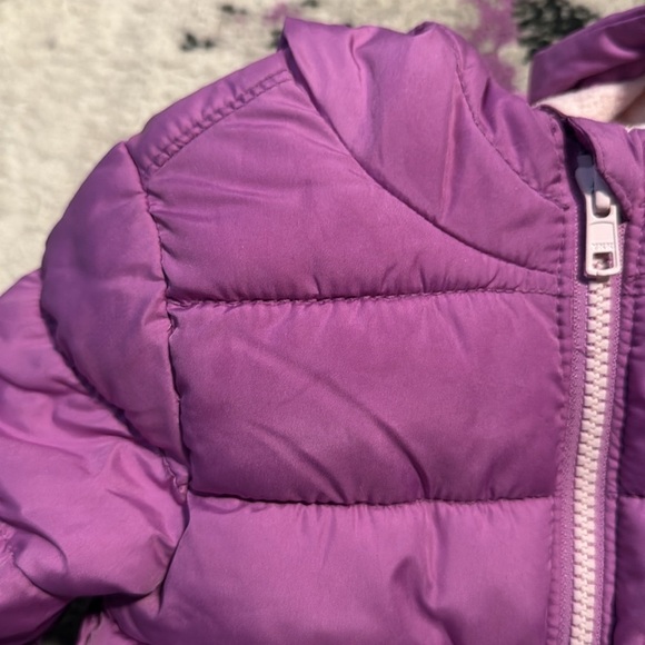 Old Navy Purple Frost Free Puffer Jacket 12-18 Months - Picture 10 of 11
